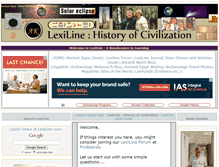 Tablet Screenshot of lexiline.com